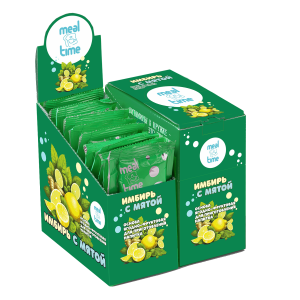 имбирь с мятой мокап шоубокс