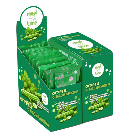 огурец с базиликом мокап шоубокс
