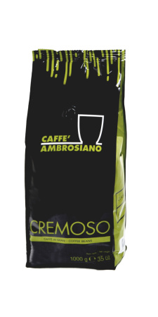 CAFFE AMBROSIANO CREMOSSO 1 kg белый фон